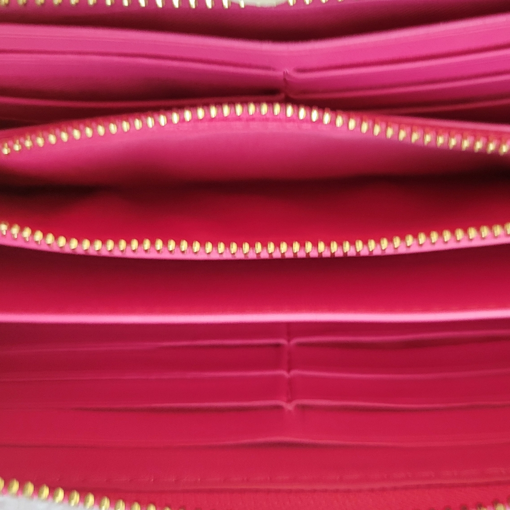 Coach Pink Accodian Wallet Wristlet - Picture 11 of 16